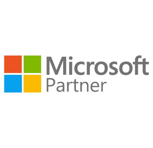 Microsoft Partner certification badge showing official partnership status